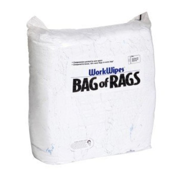 Workwipes Reclaimed White Institutional Linen in Bag 1 bag WIP594